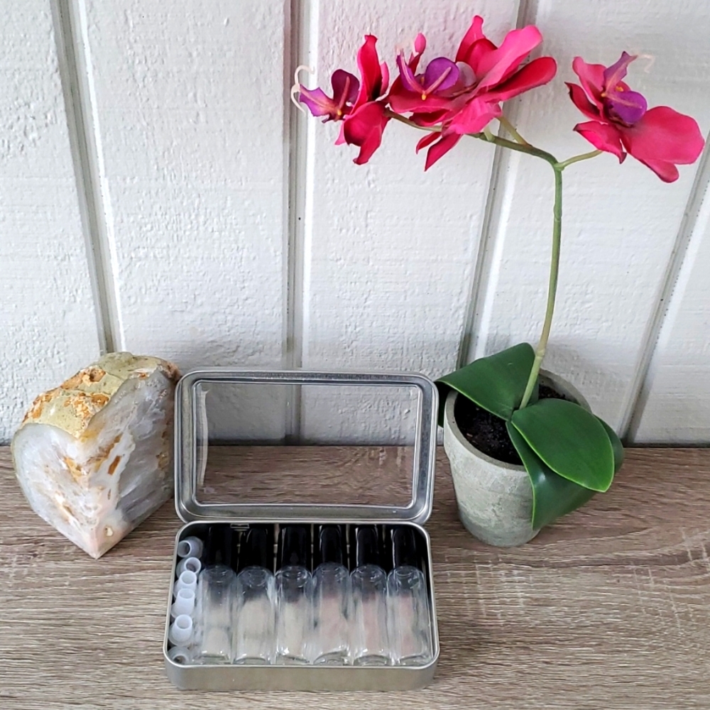 Essential Oil Rollerball Tin Kit
